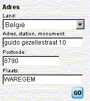 Invulscherm van Maporama