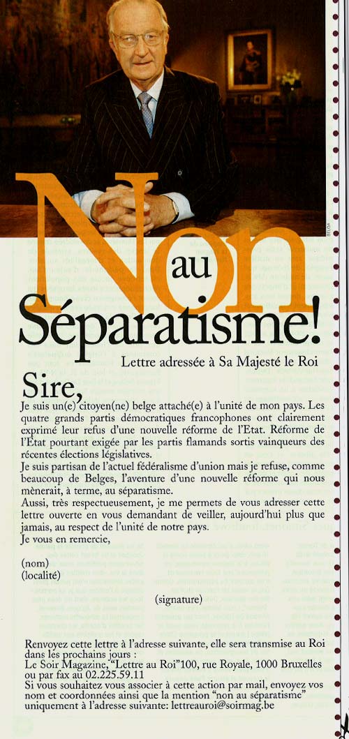 Lettre au Roi Lettre au Roi