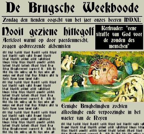 De Brugsche Weekboode anno 1540 - gereconstrueerde versie