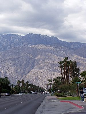 Palm Springs: Mount Jacinto vanaf Ramon Road