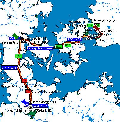 route dag 1