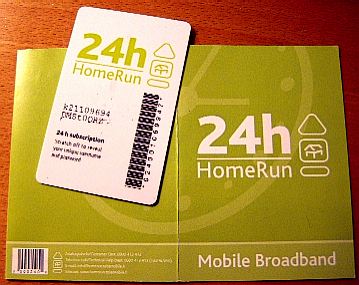 Telia Homerun 24-uurs krabkaart met logincodes