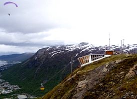 Kabelbaan in Tromsdalen