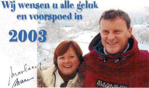 2003, een gelukkig en voorspoedig jaar voor Marc Verwilghen?