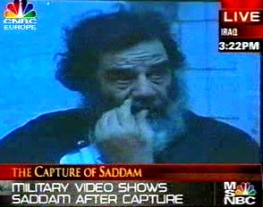 Saddam captured