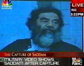 Saddam gevat