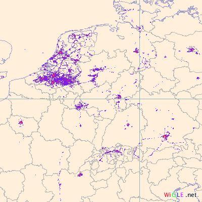 Private draadloze netwerken in West-Europa