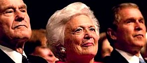 George, Barbara en George W Bush