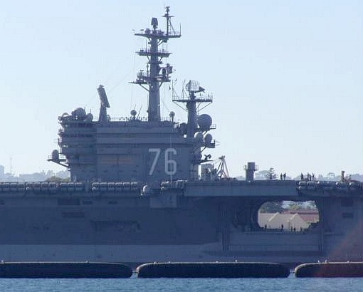 USS Ronald Reagan - San Diego harbor - November 25, 2004